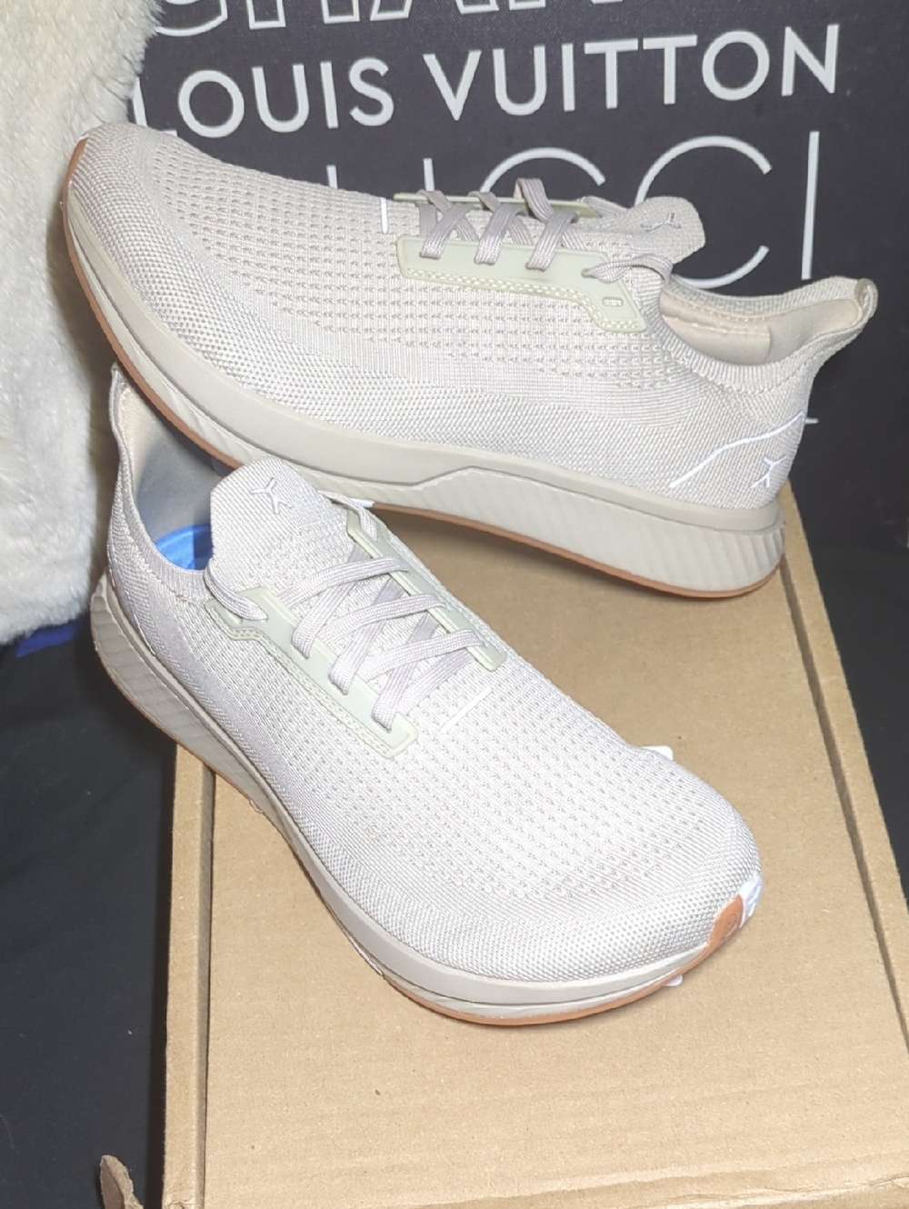 Flux Adapt Runner Sneakers Light Beige Size 9 Men's Size 10.5 Women's ONLY $125